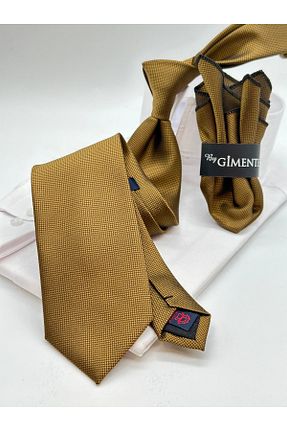 کراوات زرد مردانه پلی استر Gutiero - کد 889547262