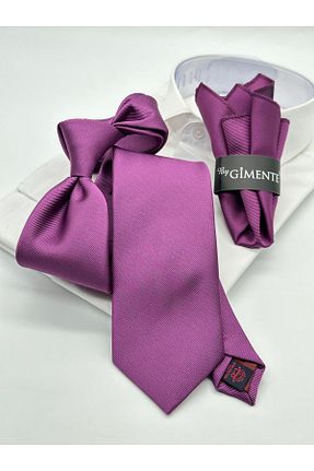 کراوات بنفش مردانه پلی استر Gutiero - کد 889548781