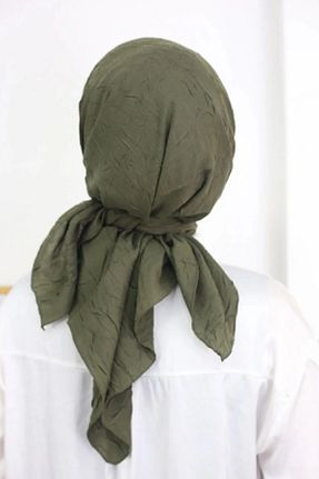 روسری خاکی پنبه ای Melodi Scarf - کد 889565280