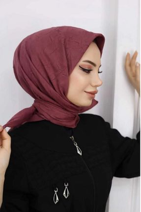 روسری صورتی پنبه ای Melodi Scarf - کد 889565316