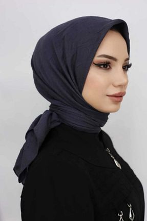 روسری طوسی پنبه ای Melodi Scarf - کد 889565244