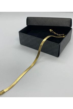 دستبند استیل (فولاد) طلائی زنانه استیل (فولاد) ırmco - کد 890893167