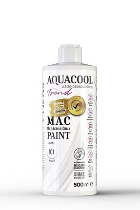 رنگ اکریلیک سفید Aquacool Trend - کد 322569553