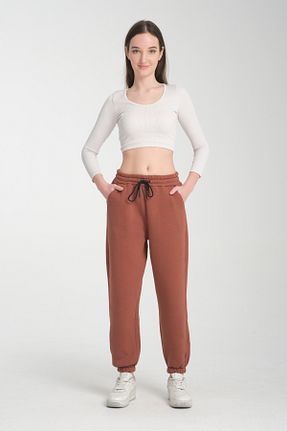 شلوار کرمگن نارنجی زنانه رگولار KAPHONE - کد 889627741