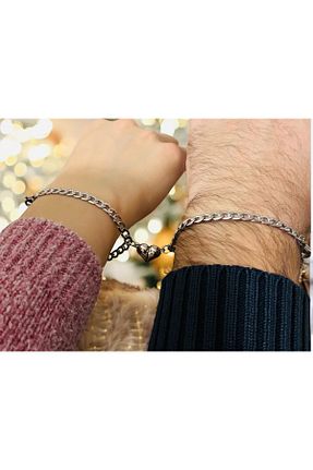 دستبند استیل (فولاد) رنگی زنانه استیل ضد زنگ derokas - کد 890491018