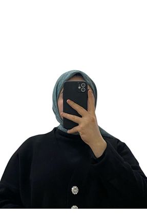 روسری زرد کرپ ساتن ابریشم Aker - کد 889640666