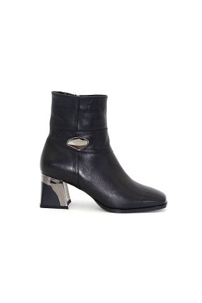 بوت / نیم بوت مشکی زنانه چرم خالص Gizzelli shoes - کد 887719287