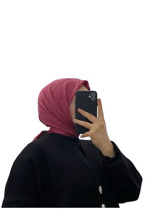 روسری سبز کرپ ساتن ابریشم Aker - کد 889640611