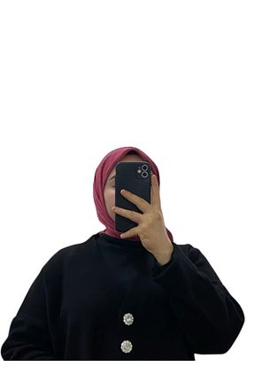 روسری سبز کرپ ساتن ابریشم Aker - کد 889640611