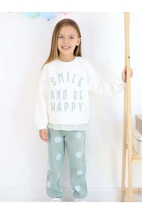 ست بالاتنه و پائین تنه سبز بچه گانه بافتنی Zekids - کد 890453433