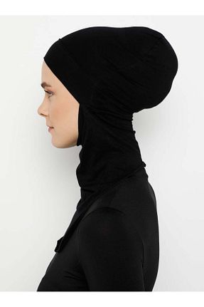 کلاه شنای حجاب مشکی زنانه Ecardin - کد 72263076