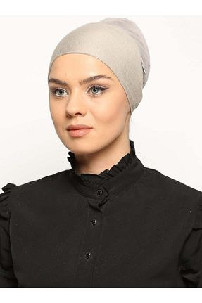 کلاه شنای حجاب قهوه ای زنانه Ecardin - کد 75192634