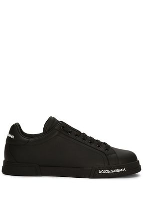کفش اسنیکر مشکی مردانه چرم اصل Dolce&Gabbana - کد 889682843