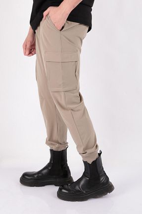 شلوار بژ مردانه پارچه Cazador - کد 815119463