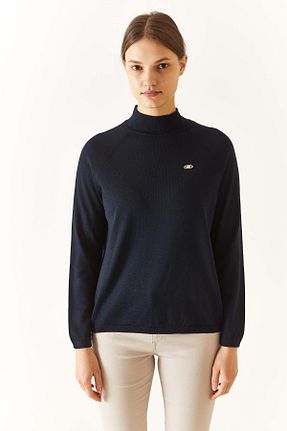 پلیور سرمه ای زنانه ساده U.S. Polo Assn. - کد 889704392