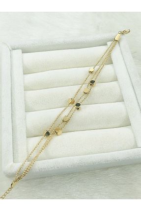 دستبند استیل (فولاد) زرد زنانه استیل ضد زنگ DS DİAMONDSHOP - کد 889696979