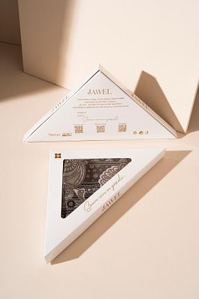 شال خاکی زنانه پلی استر JAWEL - کد 889702830
