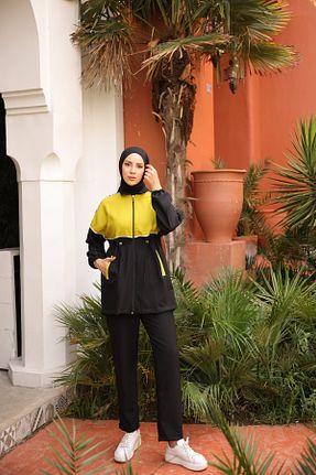 ست گرمکن حجاب نارنجی زنانه رگولار Prof Moda - کد 890472282