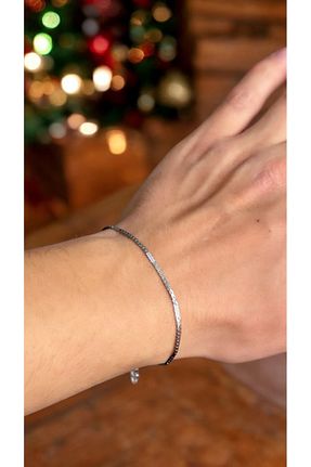 دستبند استیل (فولاد) آبی زنانه استیل ضد زنگ İNN JEWELLERY - کد 889707466