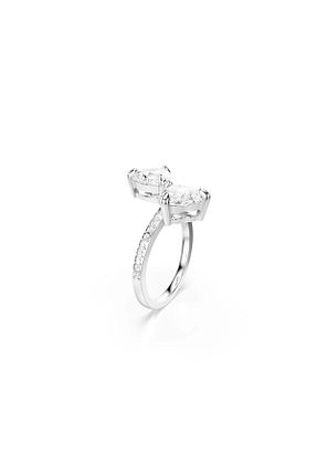 انگشتر جواهر زنانه رودیوم Swarovski - کد 889712911