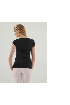 بادی مشکی زنانه یقه هفت Fibula - کد 889725216