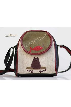 کیف پستچی مشکی زنانه HOODİEMOUSE - کد 896315100
