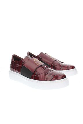 کفش کژوال زرشکی مردانه پاشنه کوتاه (1 - 4 سانتی متر) GROZ STORE - کد 889723713