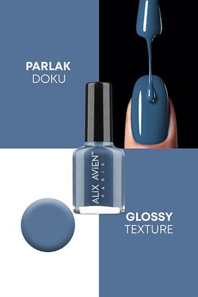 لاک ناخن آبی Alix Avien - کد 259214305