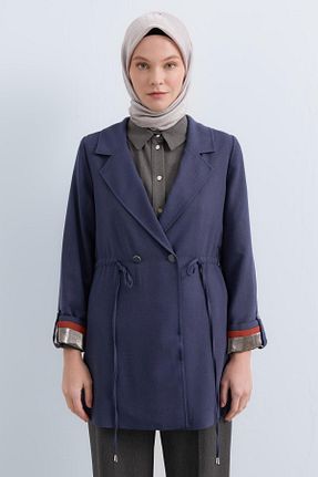 کت حجاب سرمه ای زنانه رگولار Nihan - کد 889727850