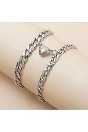 دستبند استیل (فولاد) زنانه استیل ضد زنگ derokas - کد 889728939