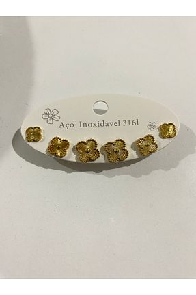 گوشواره جواهر طلائی زیرکن ANGELSS JEWELLERY - کد 889731414