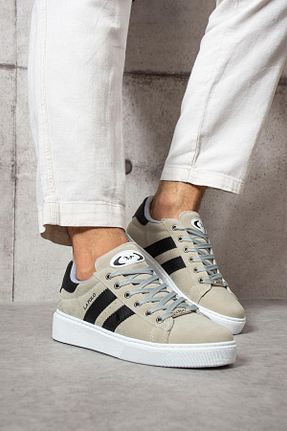 کفش اسنیکر آبی مردانه بند دار L.A Polo - کد 846218747
