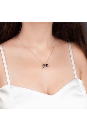 گردنبند نقره زنانه 925 عیار TAKISATIS - کد 47312402