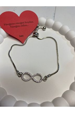دستبند جواهر زنانه زیرکن DKY - کد 889787659