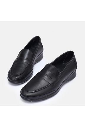 کفش کژوال مشکی زنانه چرم خالص 37Numara - کد 884173313