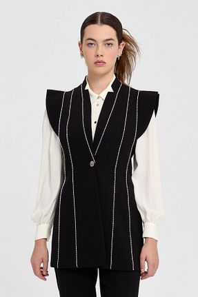 ست بالاتنه و پائین تنه حجاب مشکی زنانه رگولار Nihan - کد 889774871