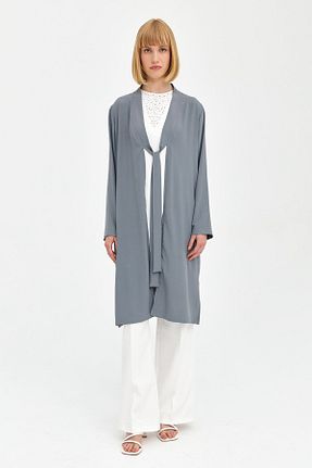 ست بالاتنه و پائین تنه حجاب طوسی زنانه رگولار Nihan - کد 889778366