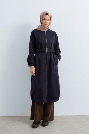 ترنچکت حجاب سرمه ای Nihan - کد 890507553