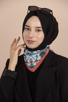 دستمال گردن نارنجی زنانه Sima - کد 750899664