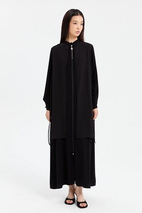 کلاه و ابایا مشکی زنانه رگولار Nihan - کد 830585328