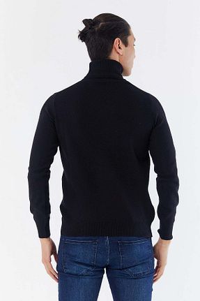 پلیور مشکی مردانه اسلیم فیت Galvanni - کد 889830084