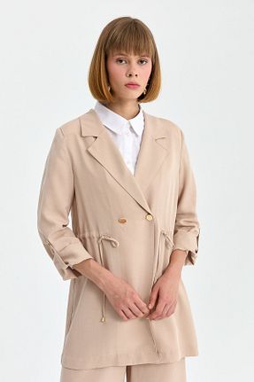 کت حجاب بژ زنانه رگولار Nihan - کد 851758380