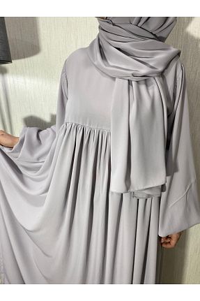 کلاه و ابایا طوسی زنانه بافتنی ARLİNKAR - کد 870944309