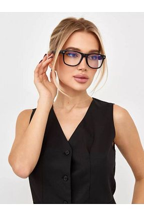 عینک محافظ نور آبی طوسی زنانه 56 STAOOM - کد 889864765