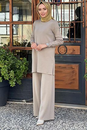 شلوار حجاب قهوه ای زنانه تریکو MISS DALIDA - کد 889869360
