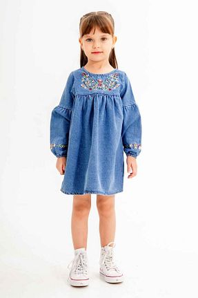 لباس سرمه ای بچه گانه بافتنی Cansın Mini - کد 890639266