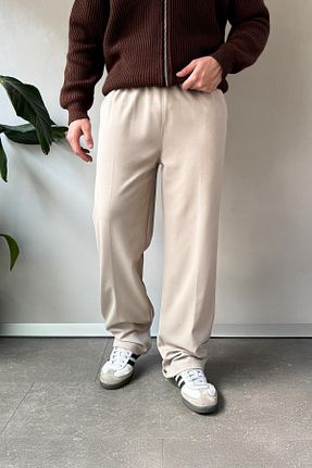 شلوار قهوه ای مردانه پارچه Flaw Wear - کد 889885860