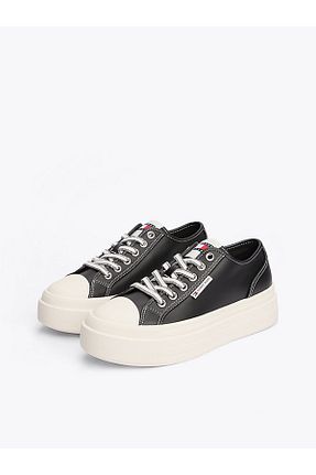 کفش اسنیکر مشکی زنانه بند دار Tommy Hilfiger - کد 887489256