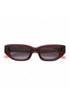 عینک آفتابی زرشکی زنانه 51 UNIQUE DESIGN MILANO - کد 889919739