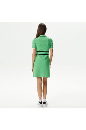 پولوشرت سبز زنانه پلی استر Lacoste - کد 820396359